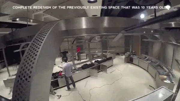 Time-lapse of the HPE executive briefing center installation