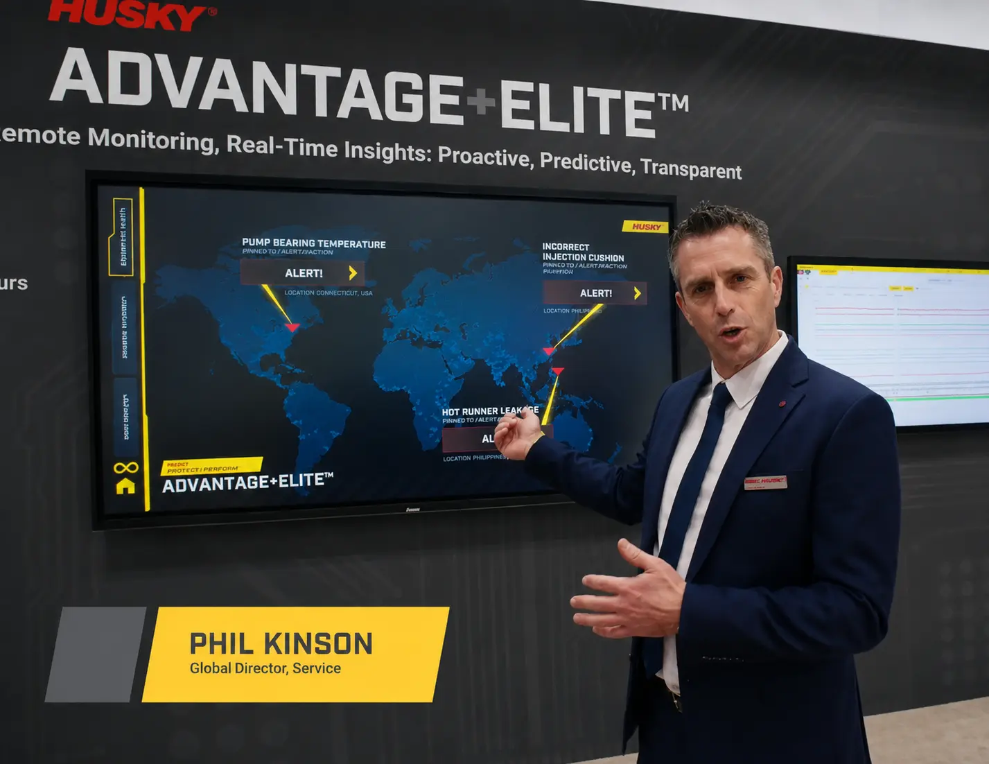 Single-screen Advantage+Elite presentation led by Phil Kinson